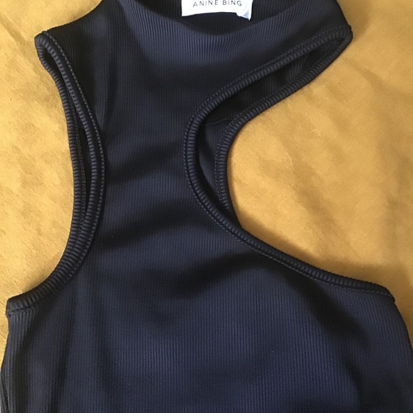 Anine Bing Lesly Tank Black XS - Picture 5 of 10